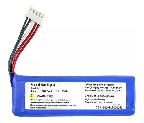 Bateria 3000 Mah Compatible Jbl Flip 4 Gsp872693 01 3.7v