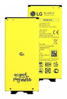 Batería LG G5 Original Bl-42d1f - 6 Meses Garantia + Tipo C