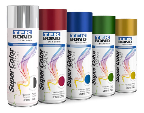 Tinta Acrilica Super Color Metalica Tek Bond 350 Ml Cor Cobre-rose