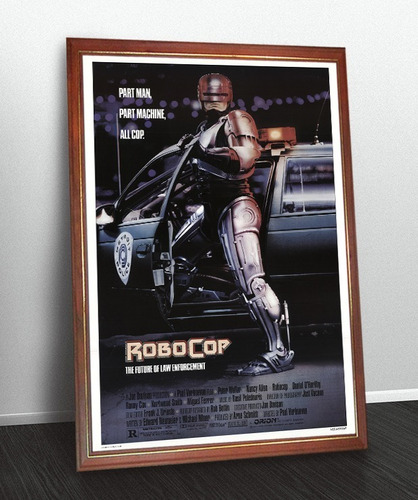 Robocop Poster Enmarcado Para Colgar Peter Weller