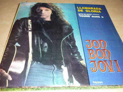 Jon Bon Jovi  Llamarada De Gloria  Vinilo Vintage Vg+