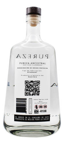 Pureza Ancestral Mezcal Cupreata 750 Ml