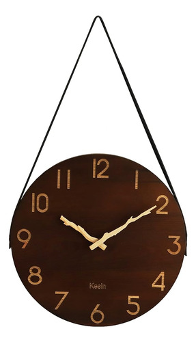 ~? Kesin Wall Clock 10 Pulgadas Silent Wooden Wall Clock Bat