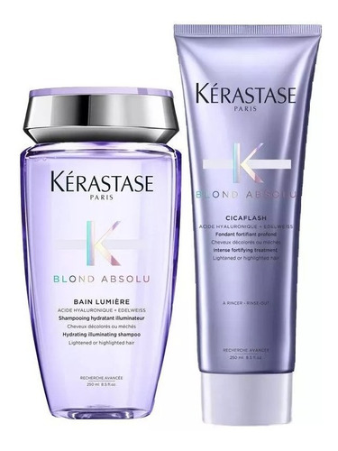 Shampoo Kerastase Bain Lumiere + Fondant Cicafash 