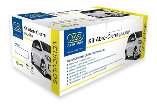 Cierre Centralizado X-28 4 Puertas P/ Chevrolet Corsa (k190)