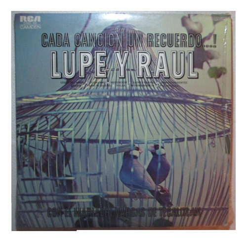 Lupe Y Raúl Cada Canción Un Recuerdo Lp Vinyl ¡ ! Pop Latino
