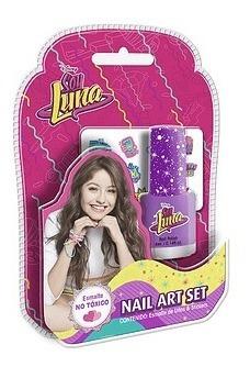 Set 1 Esmalte De Uñas + 12 Stickers Soy Luna