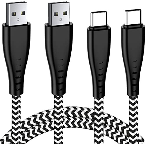 2pack 10ft Usb C Cargador,extra Longitud Tipo C Cable F9g94