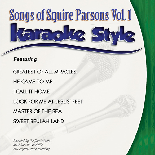 Cd: Daywind Karaoke Style: Canciones De Squire Parsons Vol.