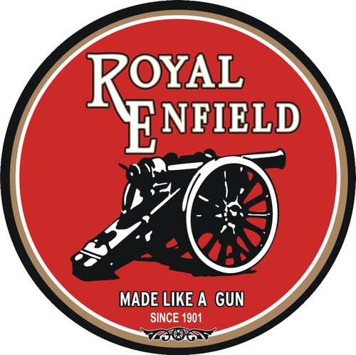 Placas Decorativas Moto Royal Enfield Antiga Vintage Logo