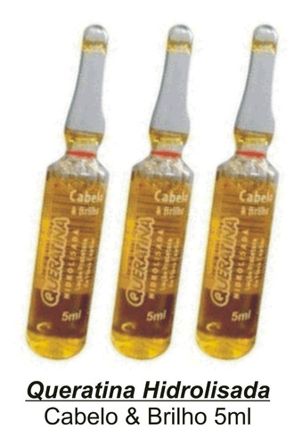 Arovitel Queratina Hidrolisada C&b 5ml Kit 03un