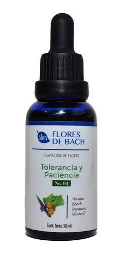 Flores De Bach Tolerancia Y Paciencia No. 4