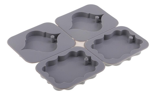 Molde De De Chocolate Para Pastel De Fondant De 2 Piezas
