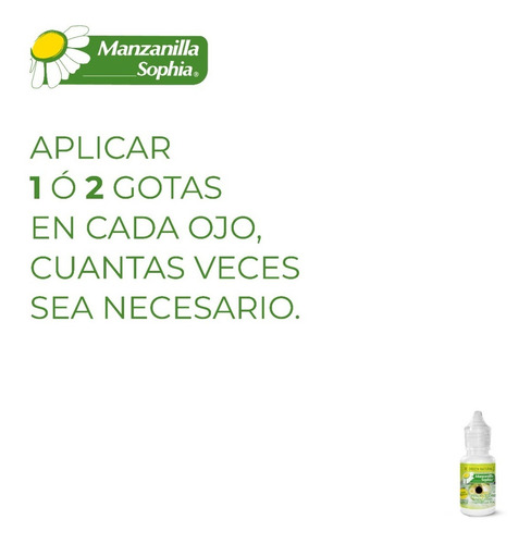 Manzanilla 15ml Gotas Para Alivio Natural De Los Ojos 3pack