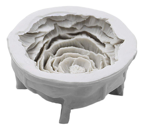 Vela De Silicona De Peonía, Modelo De Flor, Jabón De