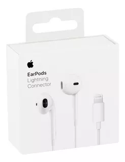 Audífonos Earpods Lightning Apple Original iPhone 12 13 Pro
