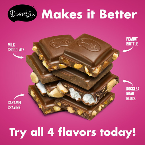 Chocolate Darrell Lea Rocklea Road Block 180grs (3 Piezas)