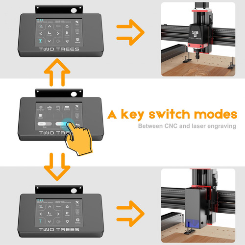 Máquina De Grabado Cnc Twotrees Ttc450 Pro 110v