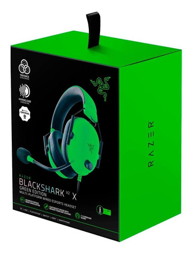 Audifono Gamer Razer Blackshark V2 X 7,1 Green Edition