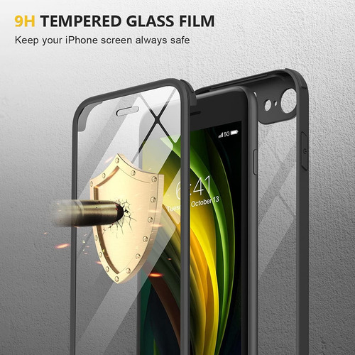 .funda Case For iPhone SE 2020/2022 Uso Rudo Cubierta Rígida