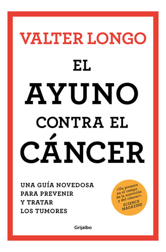 Libro El Ayuno Contra El Cancer - Longo,valter