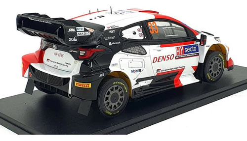 Toyota Gr Yaris Rally #33 Winner Rally Finland Esc: 1:18 Ixo Color Blanco/rojo/negro