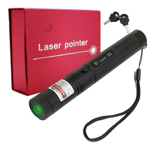 Super Caneta Laser Pointer Verde 98000mw Ultra Forte 39km