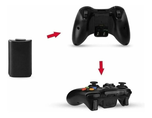 2 Suporte Tampa Pilha Bateria Compatível Controle Xbox 360 P