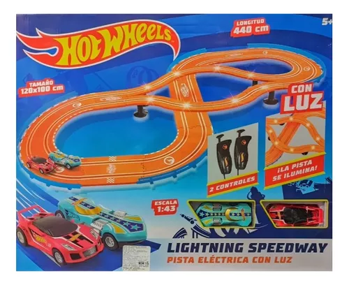 Hot Wheels - Torre de Choques Aéreos, pista para coches de juguete