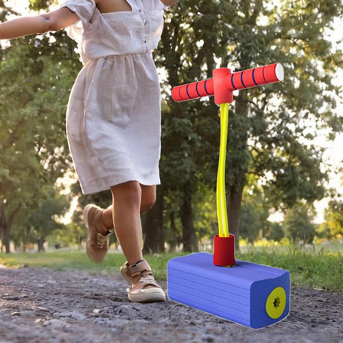 Pogo Bouncer Saltando Brinquedo Para Crianças Azul