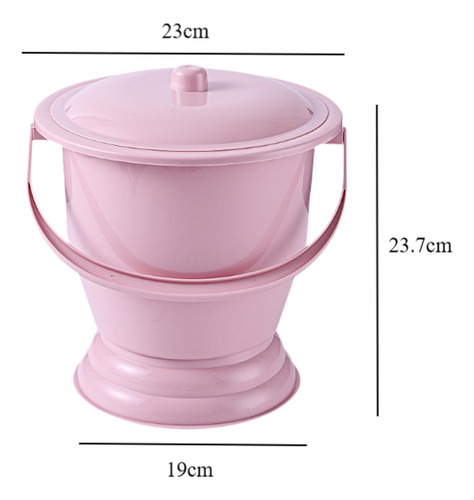 Olla De Escupidera Con Tapa Y Asa, Cubo Para Orinal