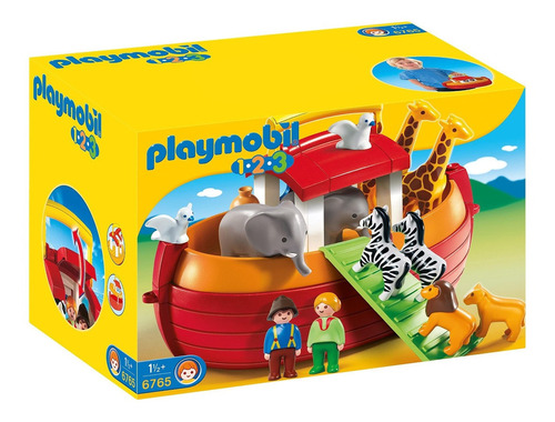 Playmobil 1.2.3 Arca De Noe Maletin Pmb