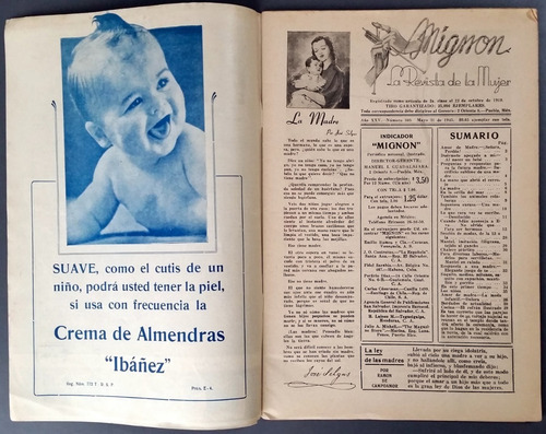 Mignon Revista De La Mujer / Años 40 Lote De 3 Ejemplares (Usado)
