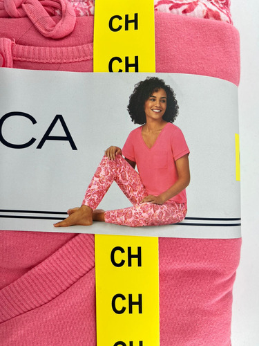 Pijama Nautica Mujer 4 Pz 100% Algodón Original Comoda