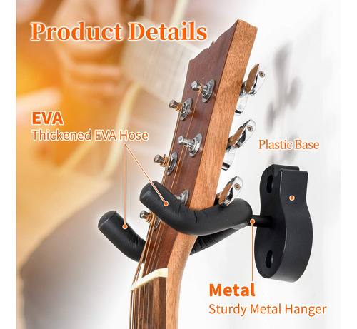 Colgadores De Pared Para Guitarra, Soporte De Pared Para Col