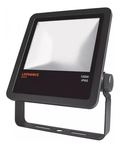 Reflector Led 100w Ledvance Floodlight, Pack Por 2 Unidades Color de la carcasa Negro