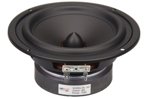 Kit 2 Parlantes 5,2 Pulgadas 13 Cm Midbass Woofer 70 W 4 Ohm