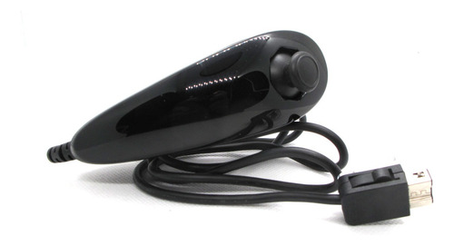 Wii Nunchuck Controller Color Negro - Wii Control - Nintendo (Usado)
