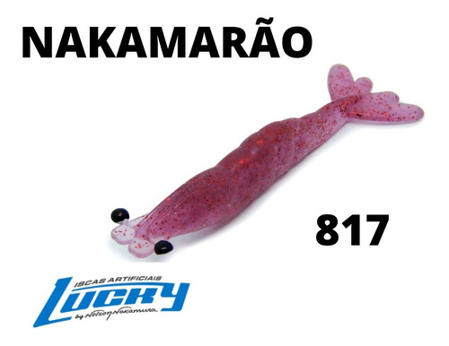 Isca Artificial Nelson Nakamura Nakamarão 5,5cm Lucky(kit5) Cor COR 817 - Roxo Uva