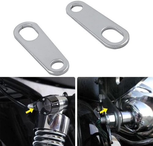 Soporte Par Giros Guiños Moto Cafe Racer Tracker Bobber Pem
