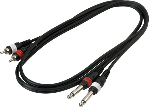 Imagen 2 de 10 de Cable Warwick Rca A 2 Plug Mono 1.50m