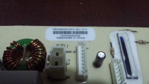 Imagen 2 de 4 de Tarjeta De Lavadora Mabe Ge Original 189d3458g003