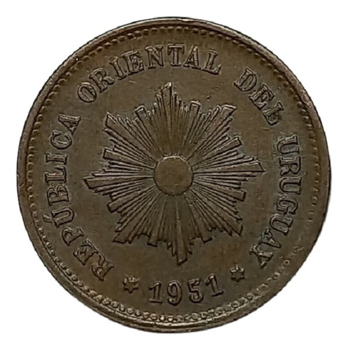 Uruguay - 5 Centesimos 1951 So - Km 21a (ref C1)