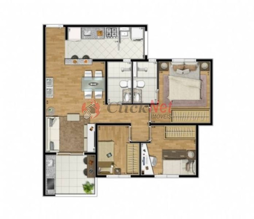 Imagem 10 de 30 de Apartamento À Venda No Bairro Vila Curuçá Em Santo André - 4115