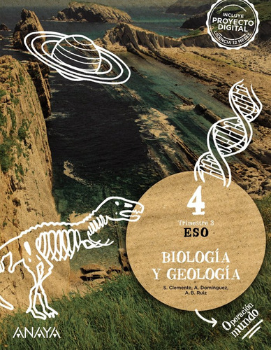 Biologia Y Geologia 4ãâºeso 23 Operacion Mundo, De Clemente Roca, Silvia. Editorial Anaya Educación, Tapa Blanda En Español