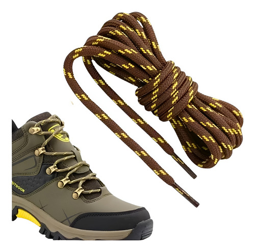 Cordones Cordón Redondo 160cm Zapatilla Trekking Outdoor