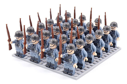 Figura De Acción Militar De Soldier Model Building Blocks