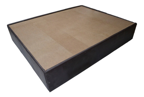 Recamara Economica Matrimonial Chocolate 4 Piezas Con Base
