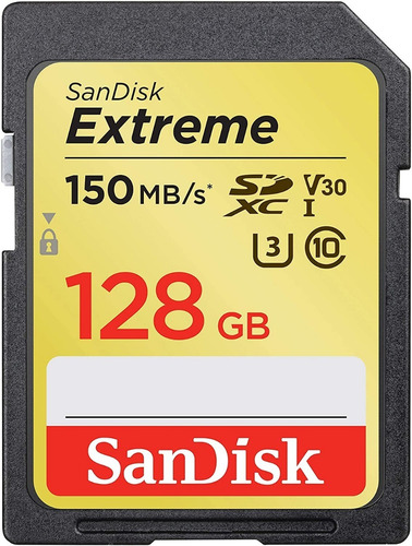 Tarjeta de memoria SanDisk SDSDXV5-128G-ANCIN  Extreme 128GB