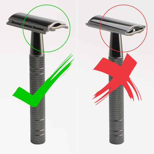Barbeador Manual Razor Handle Tradicional Segurança De Barbe